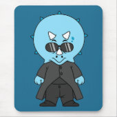Illustration eines Matrix-Triceratops. Mousepad (Vorne)