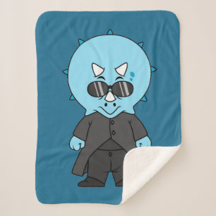 Illustration eines Matrix-Triceratops. Sherpadecke