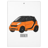 Illustration eines Micro-Autos Klemmbrett (Rückseite)