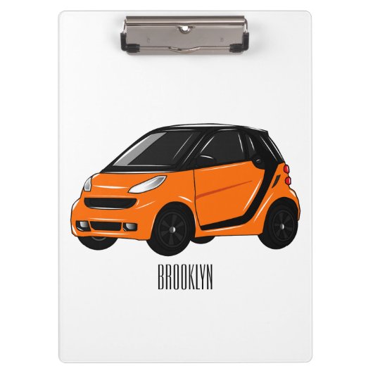 Illustration eines Micro-Autos Klemmbrett (Vorderseite)