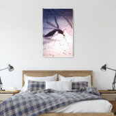 Illustration eines Moskitos, das beißt Leinwanddruck (Insitu (Schlafzimmer))