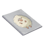 Illustration eines niedlichen und lustigen notizblock (Rechte Seite)