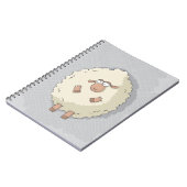 Illustration eines niedlichen und lustigen notizblock (Linke Seite)