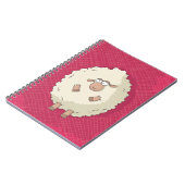 Illustration eines niedlichen und lustigen notizblock (Linke Seite)