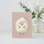 Illustration eines niedlichen und lustigen Riesens Postkarte (Stehend Vorderseite)