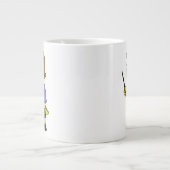 Illustration eines Pachycephalosaurus-Lehrers Jumbo-Tasse (Vorderseite)