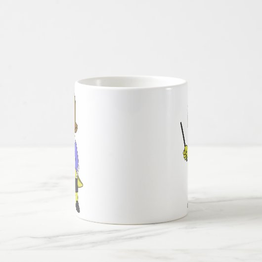 Illustration eines Pachycephalosaurus-Lehrers Kaffeetasse (Mittel)