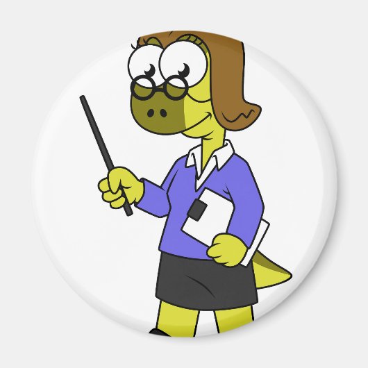 Illustration eines Pachycephalosaurus-Lehrers Magnet (Vorne)