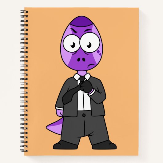 Illustration eines Pachycephalosaurus-Transporters Notizblock (Vorderseite)