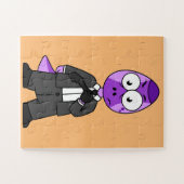 Illustration eines Pachycephalosaurus-Transporters Puzzle (Horizontal)