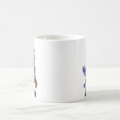 Illustration eines Parasaurolophus-Baseballfängers Kaffeetasse (Mittel)