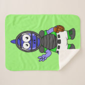 Illustration eines Parasaurolophus-Baseballfängers Sherpadecke (Vorderseite (Horizontal))