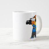 Illustration eines Parasaurolophus-Kamerabetreiber Jumbo-Tasse (Vorderseite Rechts)