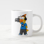 Illustration eines Parasaurolophus-Kamerabetreiber Jumbo-Tasse (Rechts)