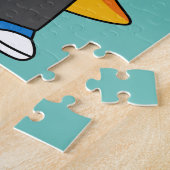 Illustration eines Parasaurolophus-Kamerabetreiber Puzzle (Seite)