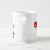 Illustration eines Parasaurolophus-Verkehrssünders Jumbo-Tasse (Rückseite)