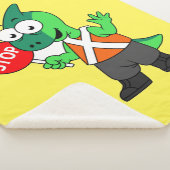 Illustration eines Parasaurolophus-Verkehrssünders Sherpadecke (3/4)