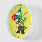 Illustration eines Parasaurolophus-Verkehrssünders Uhr (Winkel)