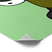 Illustration eines Piloten von Allosaurus Jet. Poster (Ecke)