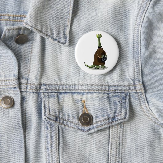 Illustration eines Plateosaurus, der als Priester Button (Beispiel)