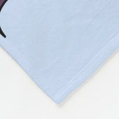 Illustration eines Plateosaurus Fortune Teller. Fleecedecke (Ecke)