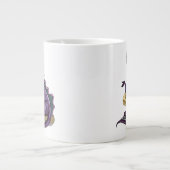 Illustration eines Plateosaurus Fortune Teller. Jumbo-Tasse (Vorderseite)