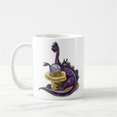 Illustration eines Plateosaurus Fortune Teller. Kaffeetasse (Links)