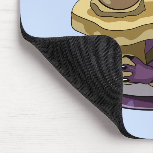 Illustration eines Plateosaurus Fortune Teller. Mousepad (Ecke)