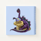 Illustration eines Plateosaurus Fortune Teller. Notizblock (Rückseite)