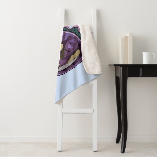 Illustration eines Plateosaurus Fortune Teller. Sherpadecke (Beispiel)