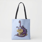 Illustration eines Plateosaurus Fortune Teller. Tasche (Vorderseite)