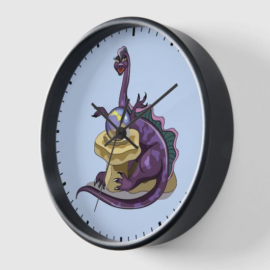 Illustration eines Plateosaurus Fortune Teller. Uhr (Winkel)