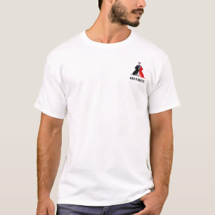 Illustration eines Polizeibeamten mit K9-Hunden T-Shirt