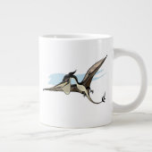 Illustration eines Pteranodon Dinosauriers. Jumbo-Tasse (Rechts)