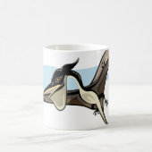 Illustration eines Pteranodon Dinosauriers. Kaffeetasse (Mittel)