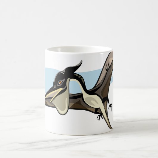 Illustration eines Pteranodon Dinosauriers. Kaffeetasse (Mittel)