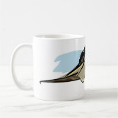 Illustration eines Pteranodon Dinosauriers. Kaffeetasse (Links)