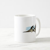 Illustration eines Pteranodon Dinosauriers. Kaffeetasse (VorderseiteRechts)