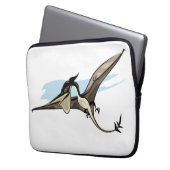 Illustration eines Pteranodon Dinosauriers. Laptopschutzhülle (Vorderseite Links)