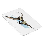 Illustration eines Pteranodon Dinosauriers. Magnet (Rechte Seite)