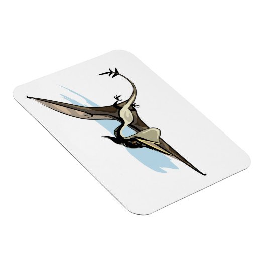 Illustration eines Pteranodon Dinosauriers. Magnet (Rechte Seite)
