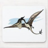 Illustration eines Pteranodon Dinosauriers. Mousepad (Vorne)