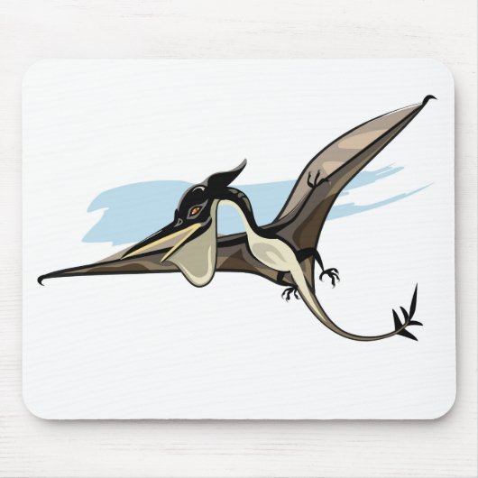 Illustration eines Pteranodon Dinosauriers. Mousepad (Vorne)