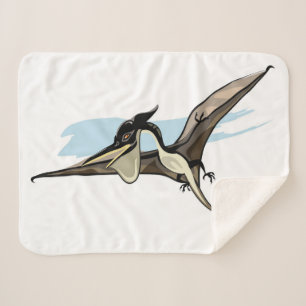 Illustration eines Pteranodon Dinosauriers. Sherpadecke