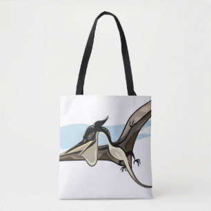 Illustration eines Pteranodon Dinosauriers. Tasche