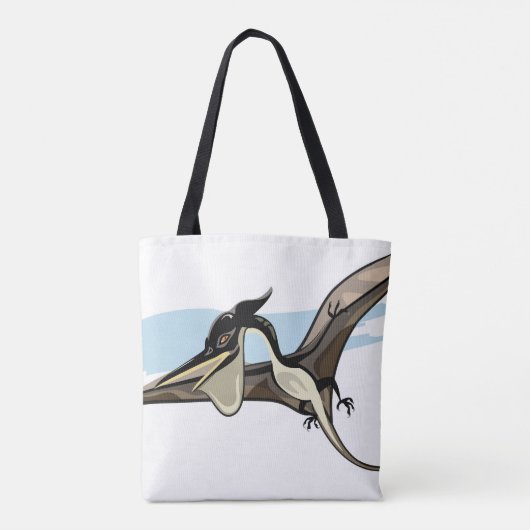 Illustration eines Pteranodon Dinosauriers. Tasche (Rückseite)