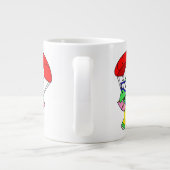 Illustration eines Pterodactylparachuting. Jumbo-Tasse (Rückseite)