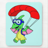 Illustration eines Pterodactylparachuting. Mousepad (Vorne)