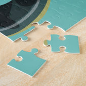 Illustration eines Raptor Darstellend Karate. Puzzle (Seite)