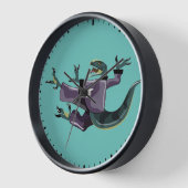 Illustration eines Raptor Darstellend Karate. Uhr (Winkel)